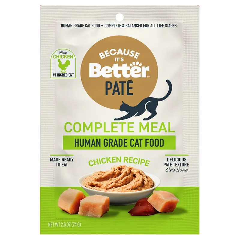 BECAUSE IT‘S Better Pate Chicken Recipe Cat Food