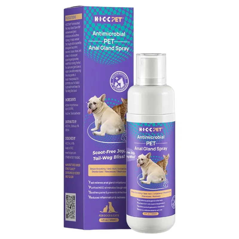 Hicc Pet Anal Gland Cleansing Spray for Dogs & Cats