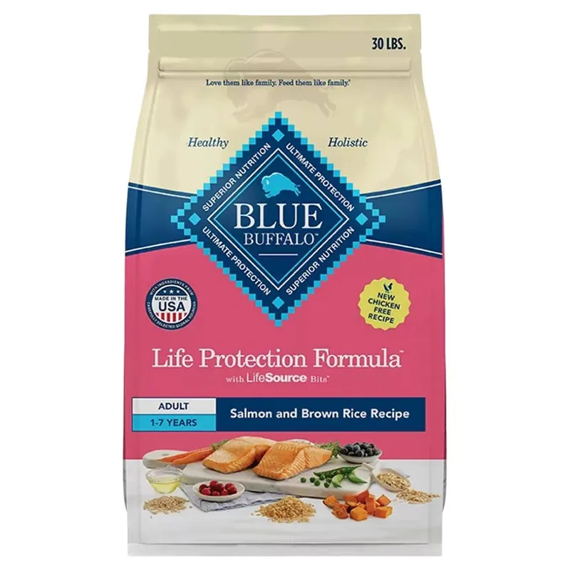 Blue Buffalo Life Protection Formula Salmon and Brown Rice Recipe Adult Dog Food