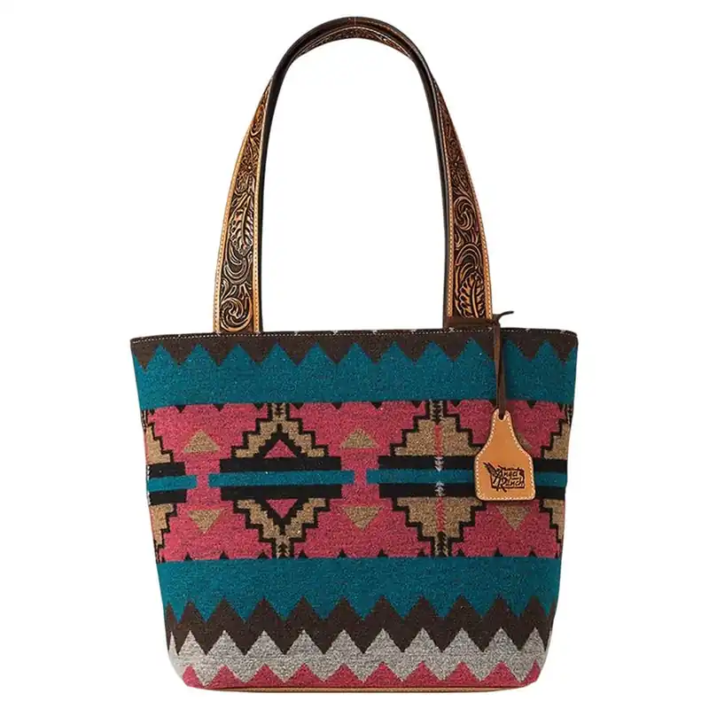 Angel Ranch Women‘s Raya Western Zip Tote Handbag