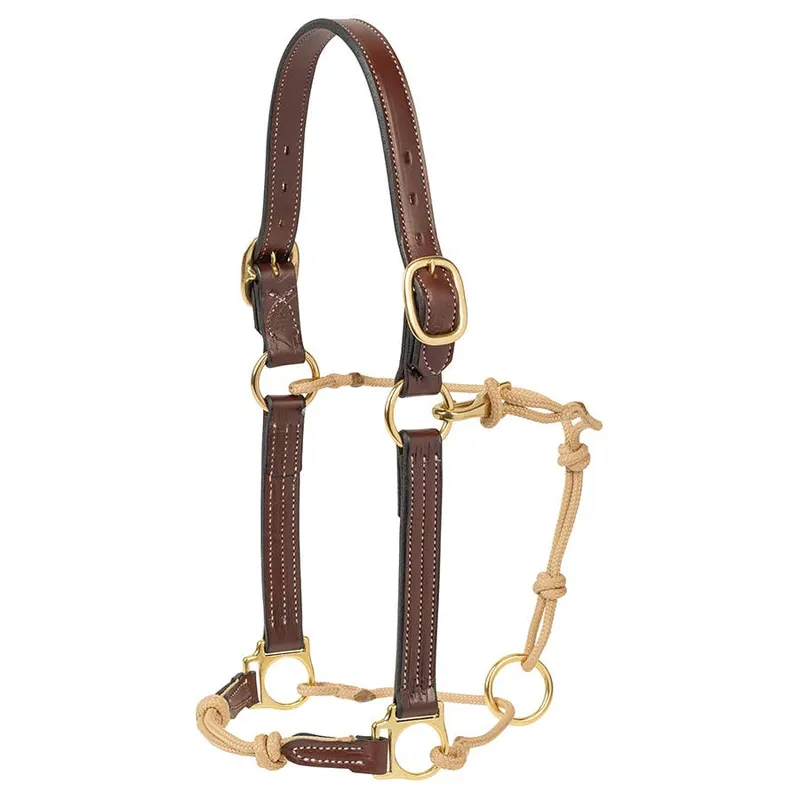 Weaver Leather Kalley Krickeberg Leather & Rope Combination Horseman‘s Halter