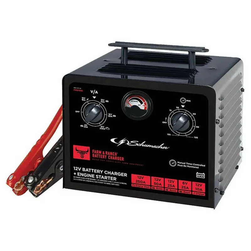 Schumacher Electric Timer Controlled Battery Charger & Jump Starter
