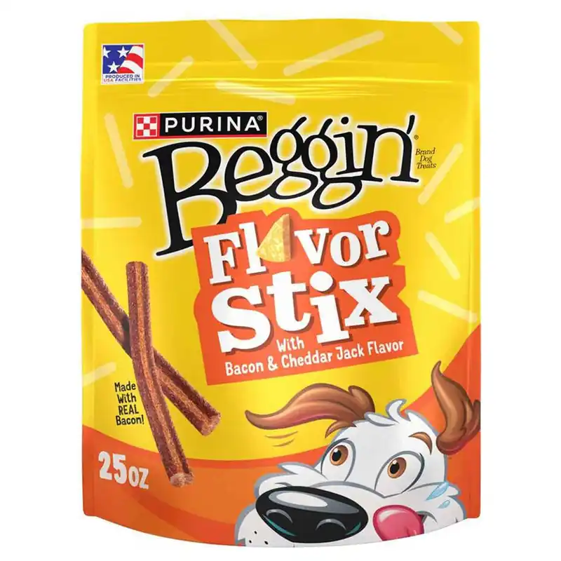 Purina Beggin‘ Stix with Bacon & Cheddar Jack Flavor Dog Treats