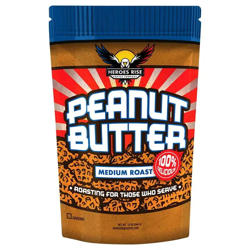 Heroes Rise Coffee Company Peanut Butter Medium Roast Ground Coffee