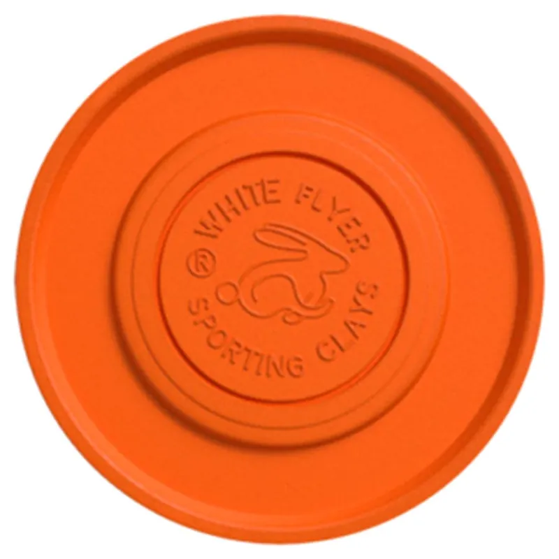 White Flyer Pitch Rabbit Orange Sporting Clayes
