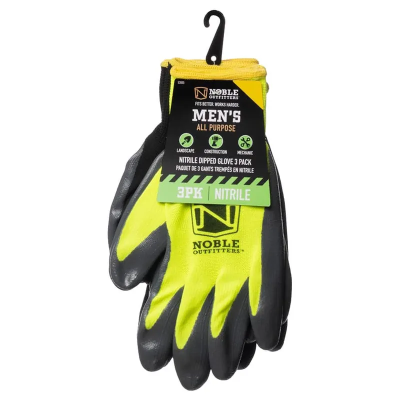 Noble Outfitters Men‘s Nitrile Dip Gloves