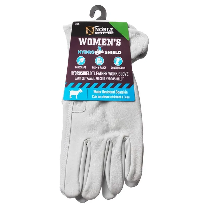 Noble Outfitters Women‘s HYDROSHIELD Goatskin Leather Work Gloves