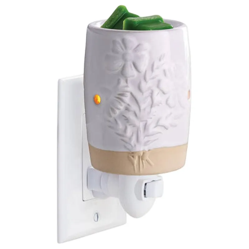 Candle Warmers Garden Blooms Pluggable Fragrance Warmer