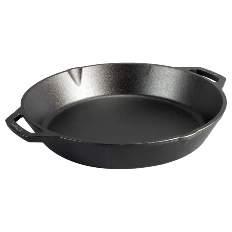 Lodge Seasoned Cast Iron Dual Handle Pan