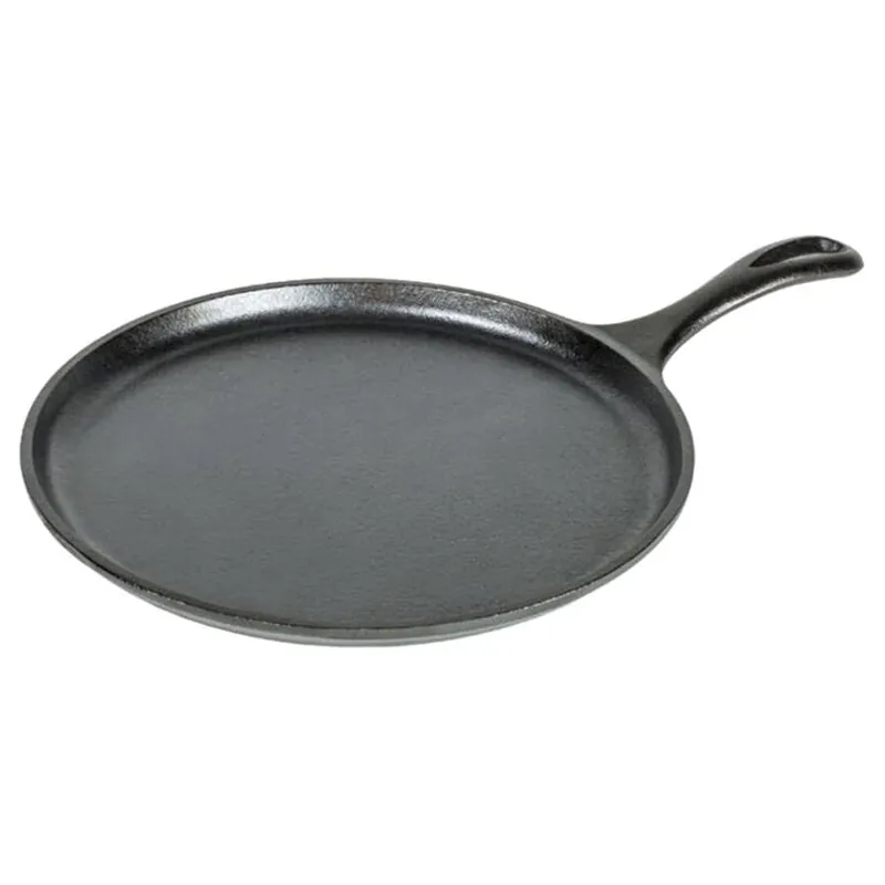 Lodge Round Seasoned Cast Iron Griddle