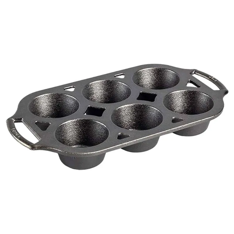 Lodge Cast Iron Seasoned Cast Iron Muffin Pan