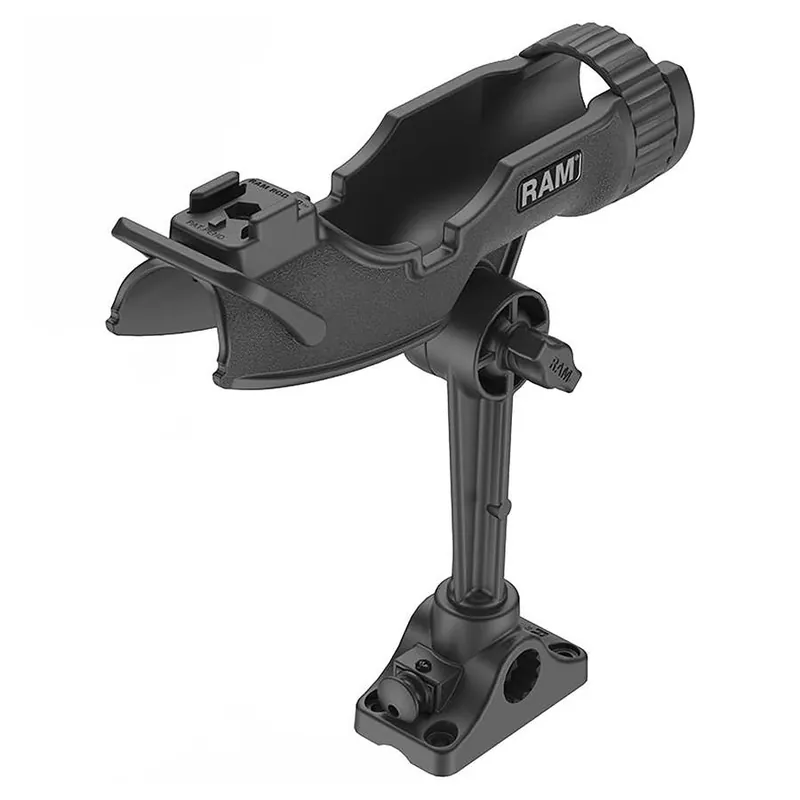 RAM Mounts ROD HD Fishing Rod Holder with Bulkhead/Flat Surface Base