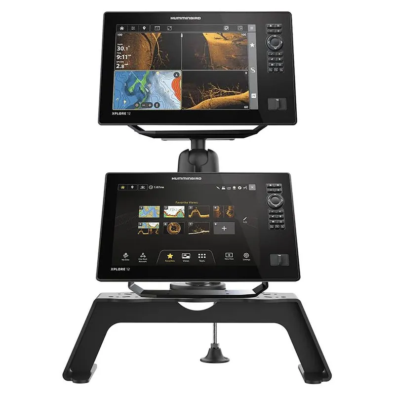 RAM Mounts Fishfinder Deck Kit with Humminbird Helix 8-10 & XPLORE Mount