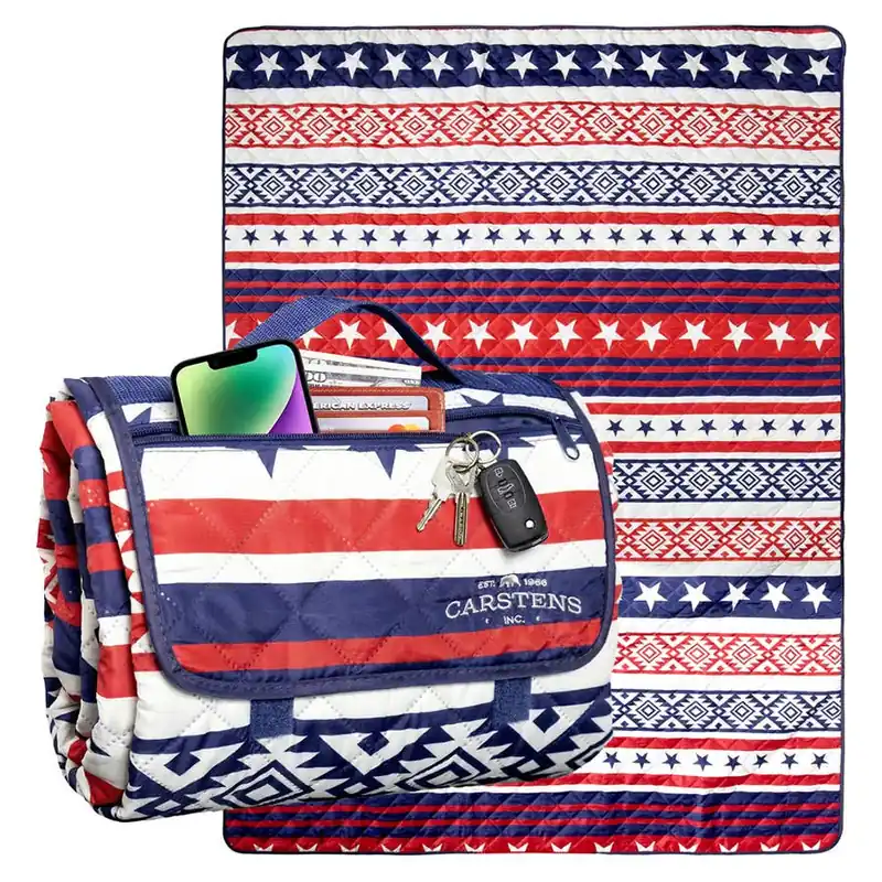 Carstens Pioneer Prairie Printed Picnic Blanket