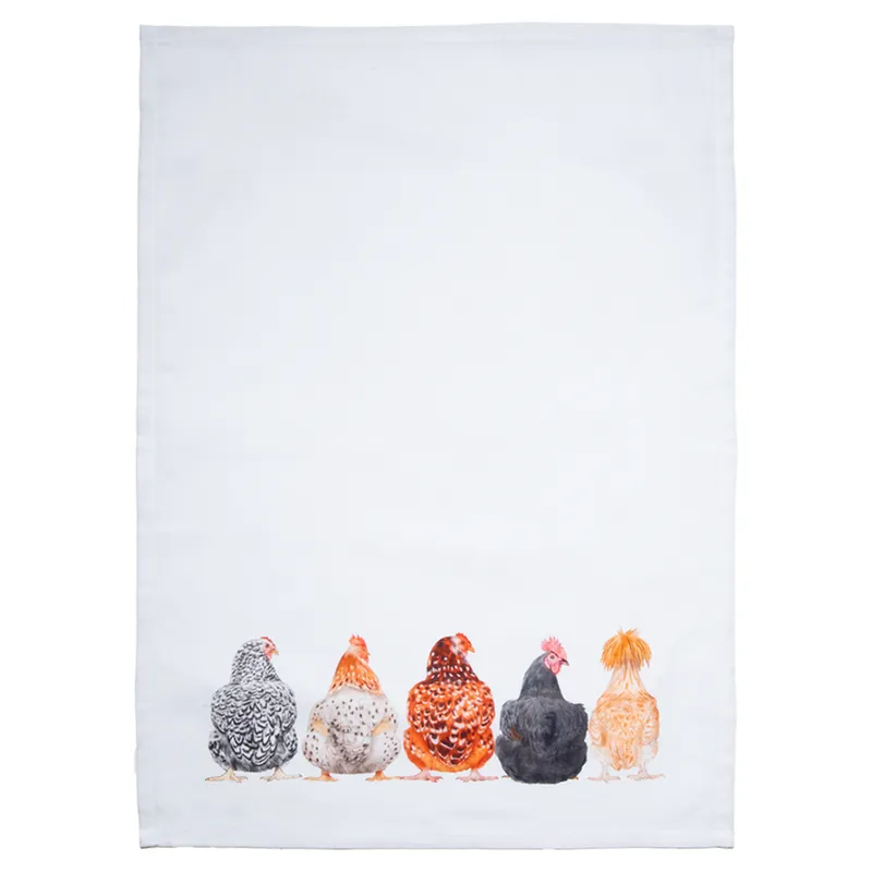 Carstens Chick Butts Tea Towel