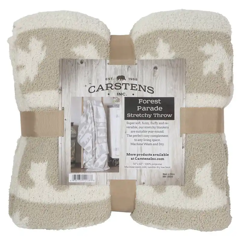 Carstens Forest Parade Stretchy Throw Blanket