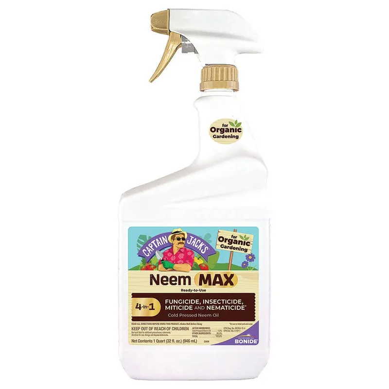 Bonide Captain Jack‘s Neem Max, Ready-to-Use Cold Pressed Neem Oil Spray