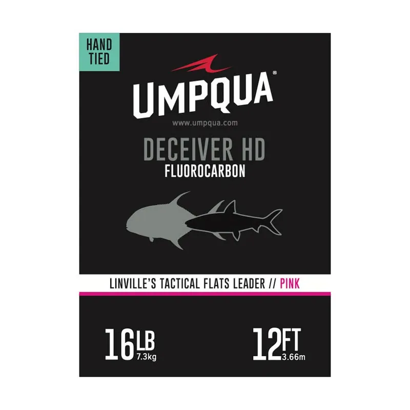 Umpqua Tactical Flats Pink Fluorocarbon Leader