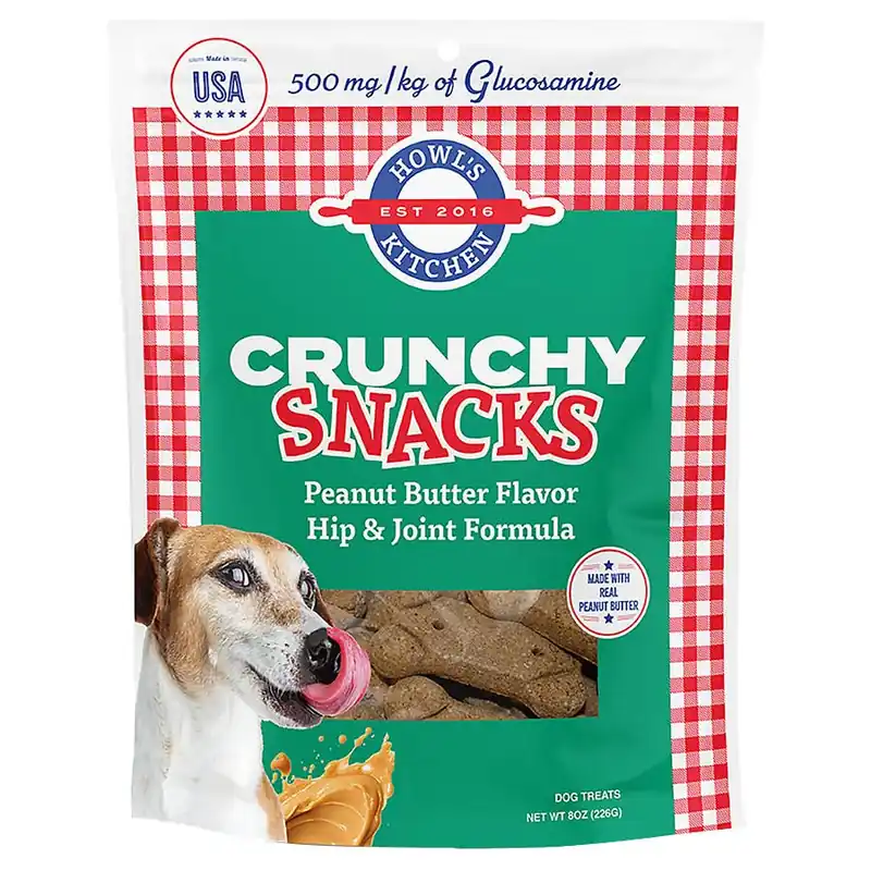 Howl‘s Kitchen Crunchy Snacks Peanut Butter Flavor Hip & Joint Biscuits