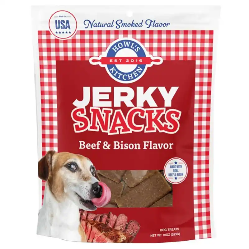 Howl‘s Kitchen Jerkey Snacks Beef & Bison Flavor Dog Treat