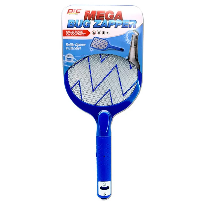 PIC Mega Bug Zapper Racket with Bottle Opener