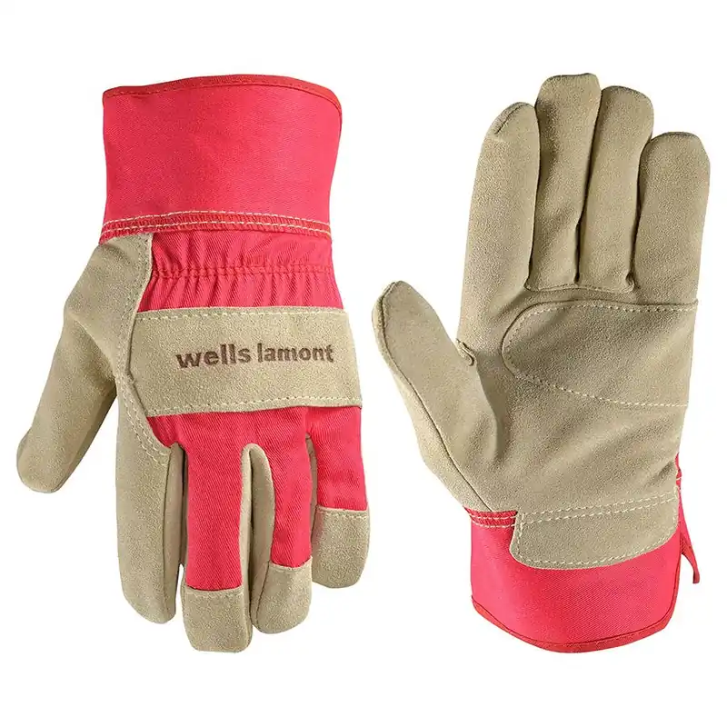 Wells Lamont Women‘s Heavy Duty Leather Palm Work Gloves