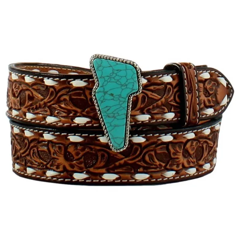 Angel Ranch Women‘s 1-1/2" Lightning Bolt Belt