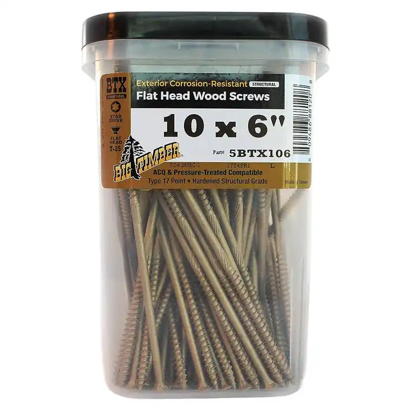 Big Timber Torx Wood Screw Jar