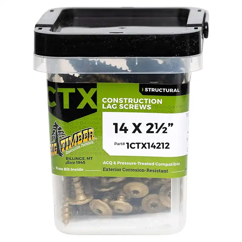 Big Timber Torx Construction Lag Screw Jar