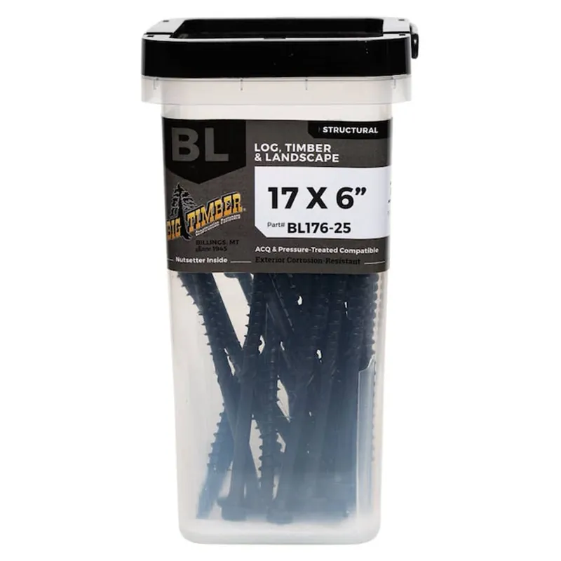 Big Timber Log Lag Screw Jar