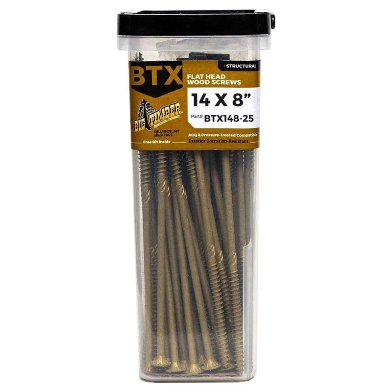 Big Timber Torx Wood Screw Jar