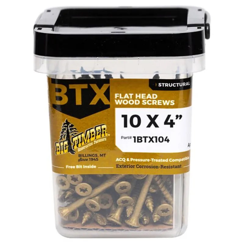 Big Timber Torx Wood Screw Jar