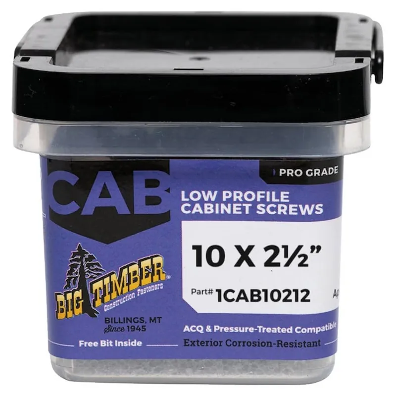 Big Timber Cabinet Screw Jar