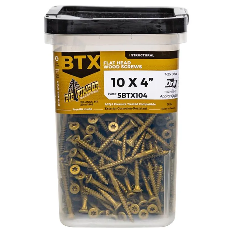 Big Timber Torx Wood Screw Jar