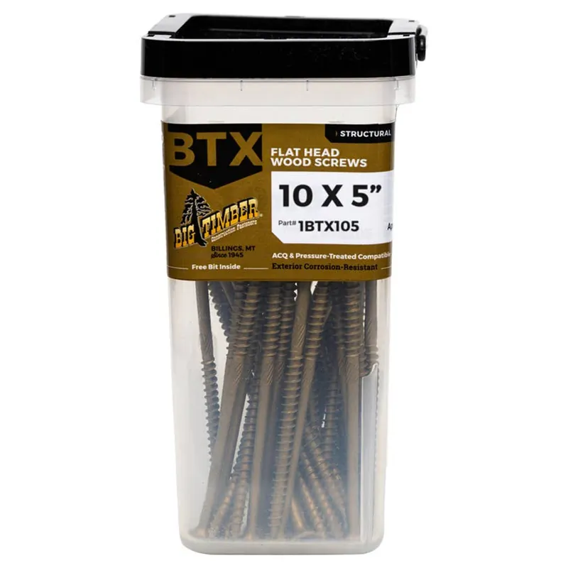 Big Timber Torx Wood Screw Jar