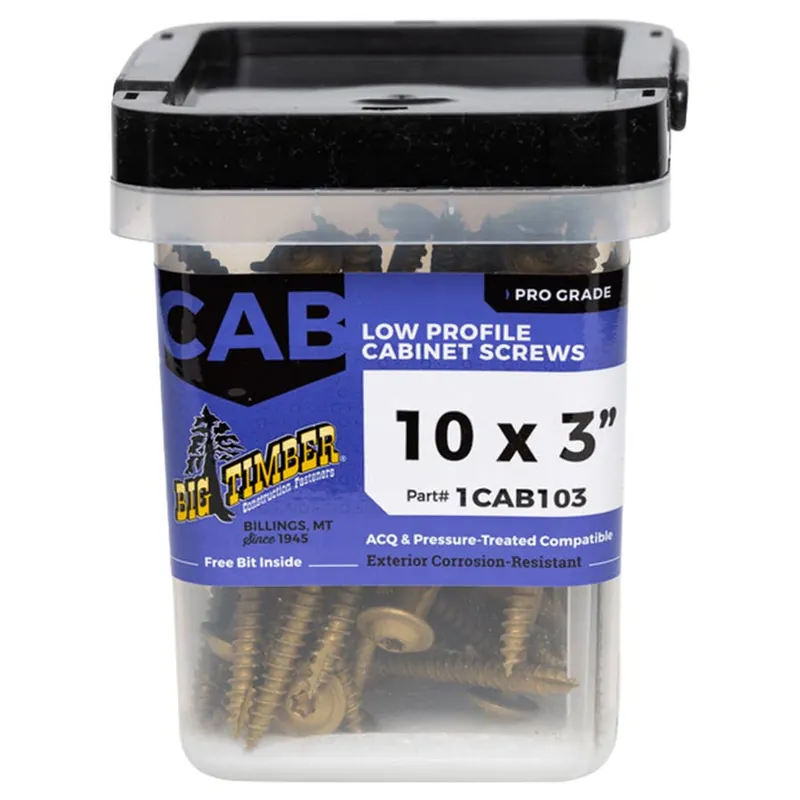 Big Timber Cabinet Screw Jar