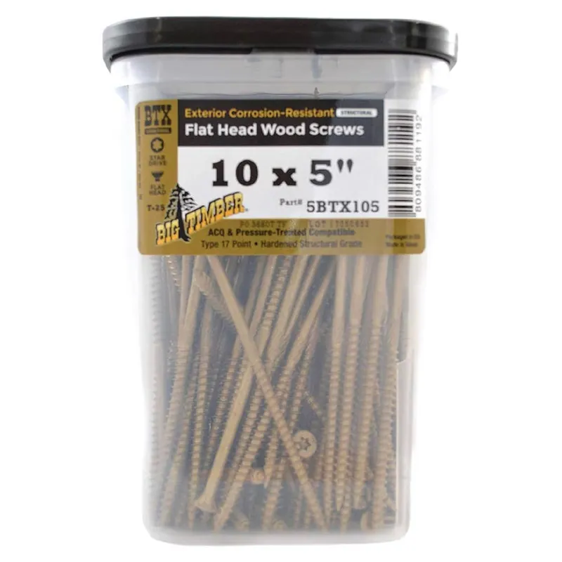 Big Timber Torx Wood Screw Jar