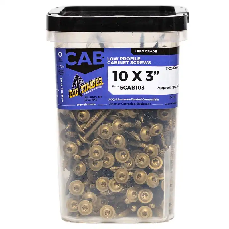 Big Timber Cabinet Screw Jar