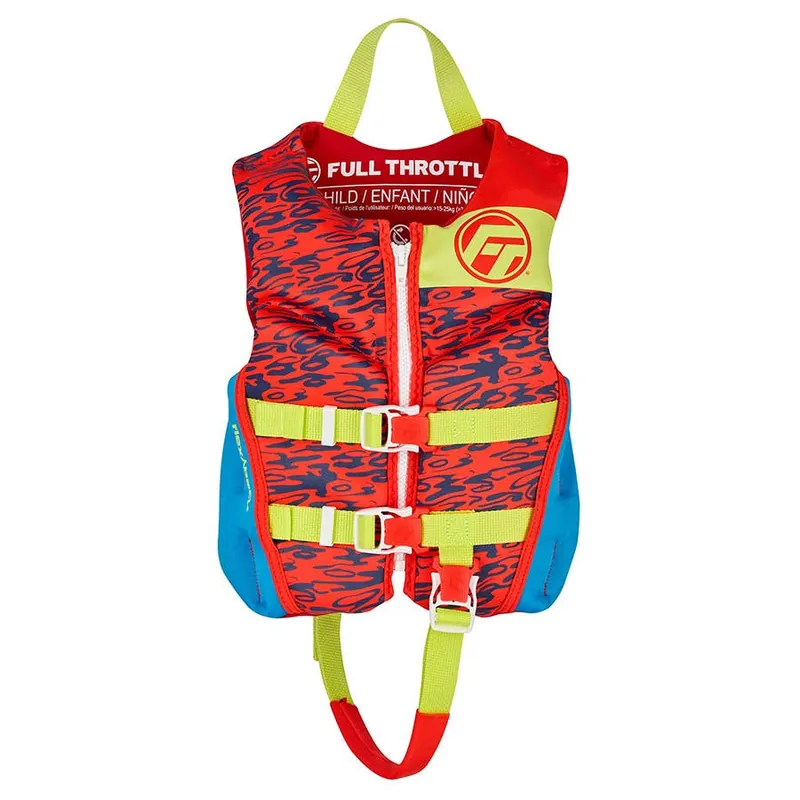 Full Throttle Child Rapid-Dry Flex-Back Life Jacket