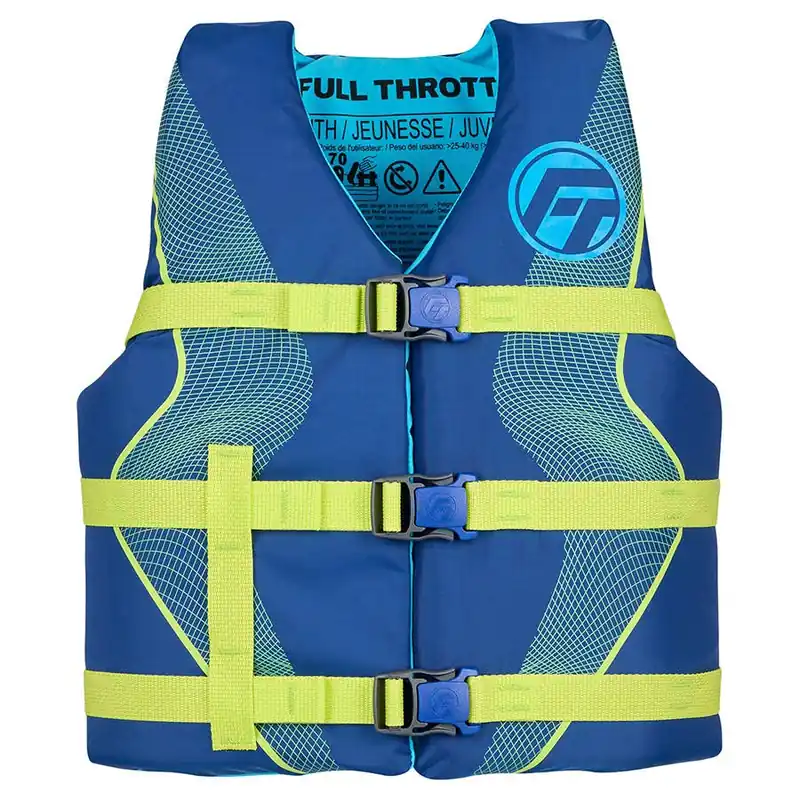 Full Throttle Youth Nylon Life Jacket