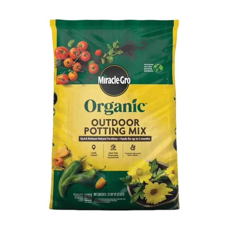 Miracle-Gro Organic Outdoor Potting Mix 25 qt 71281430