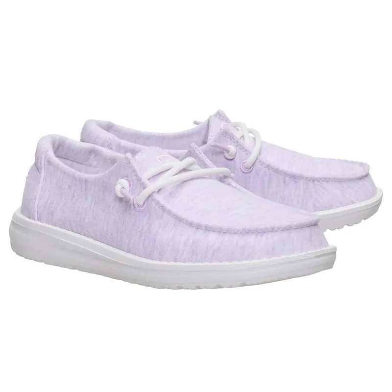 Hey Dude Girl‘s Wendy Youth Stretch Jersey Shoes
