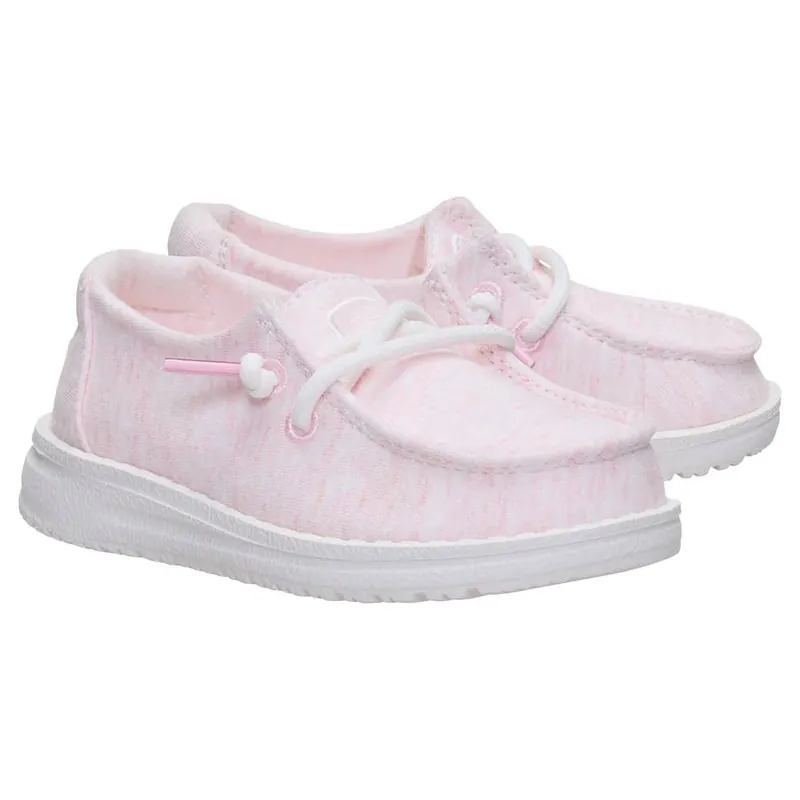 Hey Dude Girl‘s Wendy Toddler Stretch Jersey Shoes