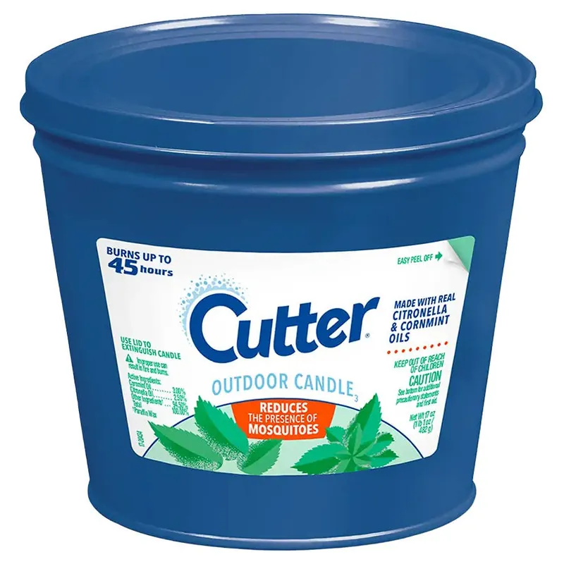 Cutter Citro Guard Citronella Blue Bucket Candle