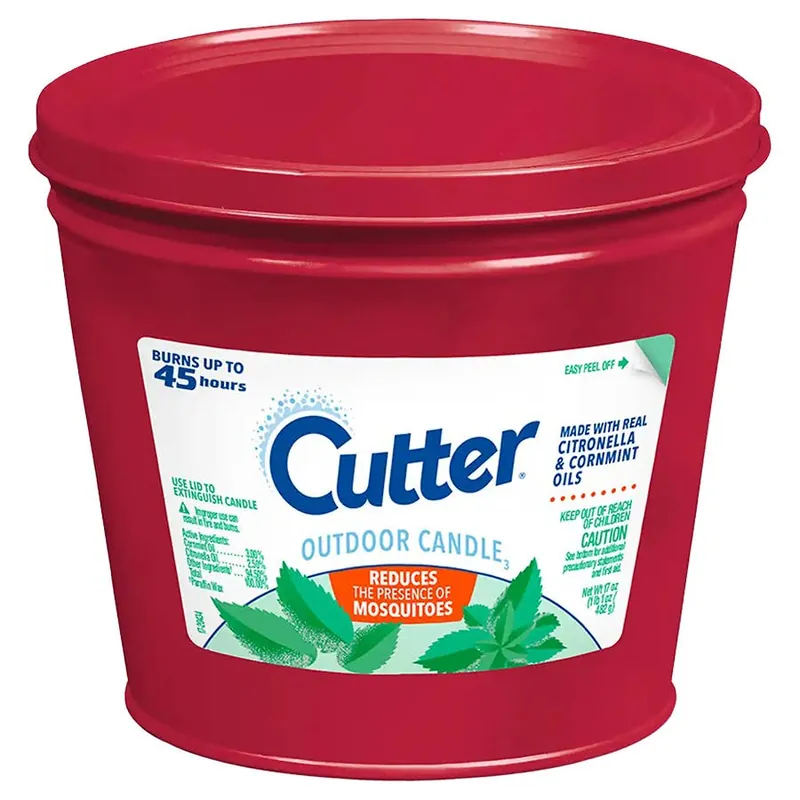 Cutter Citro Guard Citronella Red Bucket Candle