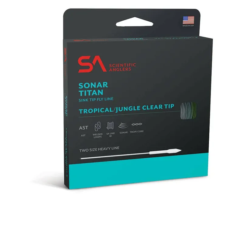 Scientific Anglers Sonar Tropical/Jungle Titan Clear Tip
