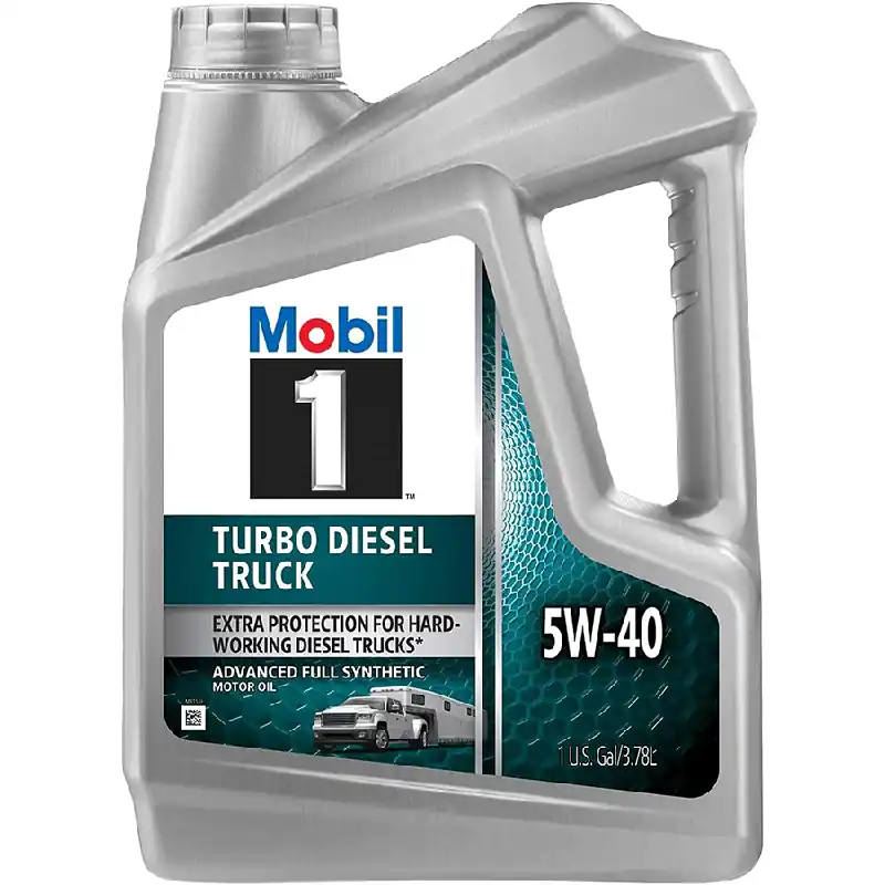 Mobil 1 5W-40 Turbo Diesel Synthetic Motor Oil - 1 Gallon