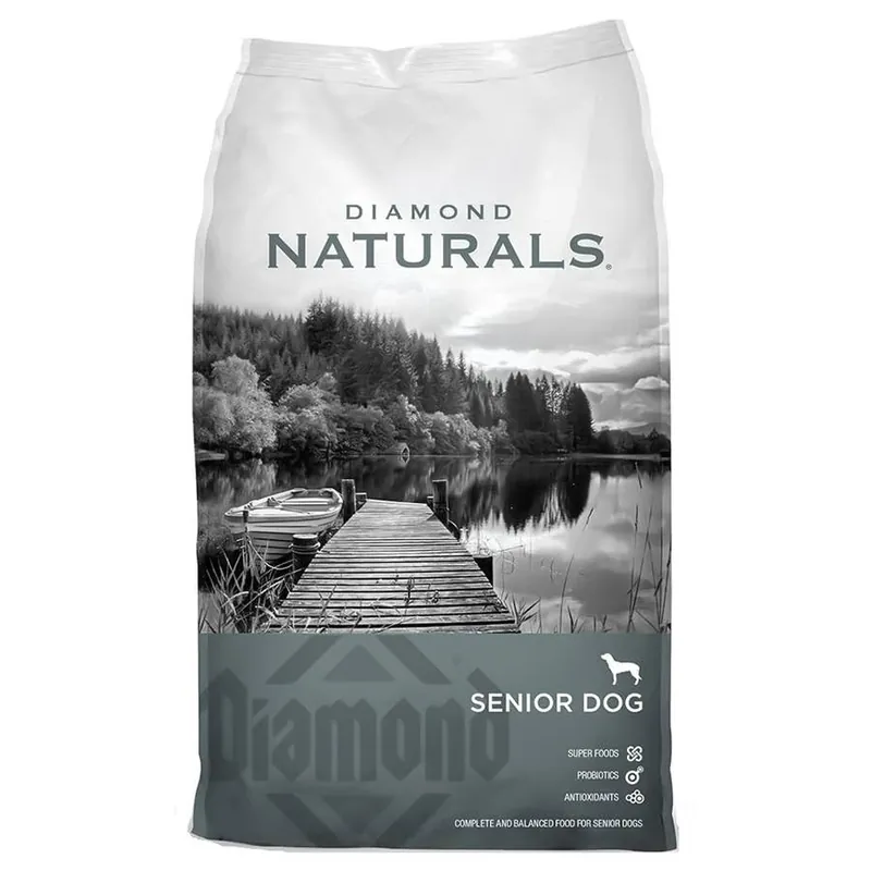 Diamond Naturals Chicken, Egg & Oatmeal Senior Dog Food - 35 lb