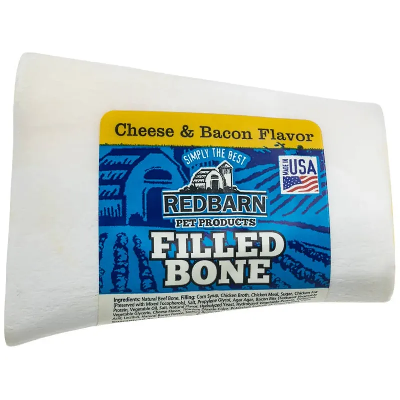 Redbarn Small Cheese & Bacon Filled Bone Dog Treat