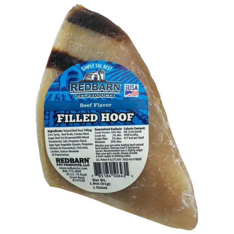 Redbarn Beef Filled Hoof Dog Treat